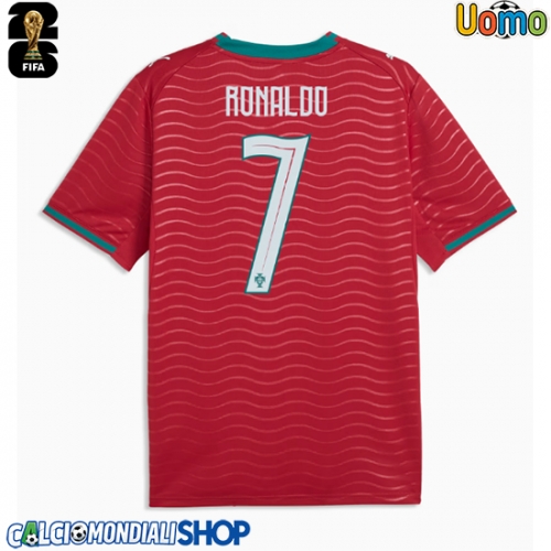 Maglie da calcio Portogallo Cristiano Ronaldo #7 Prima Maglia Mondiali 2026  Manica Corta